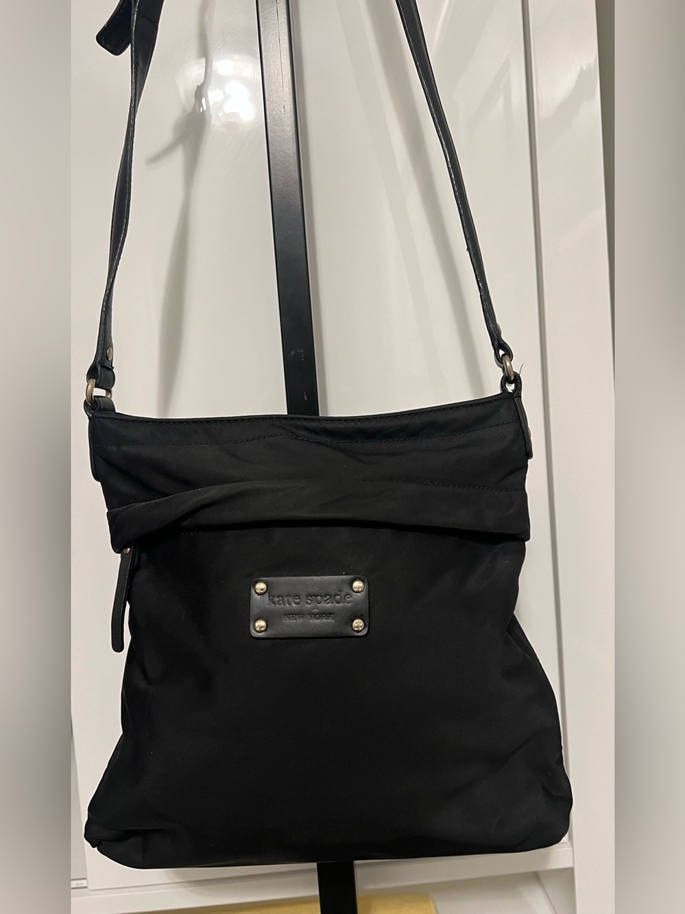 Kate Spade Black Nylon Crossbody Bag